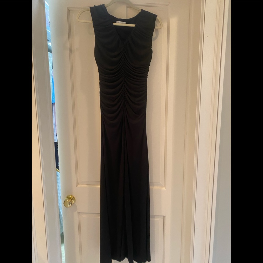 Calvin Klein Ruched Gown Size 2
